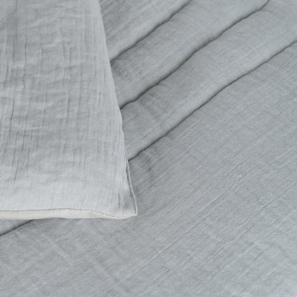 Szürkészöld steppelt ágytakaró 230x260 cm – Ixia-image-1