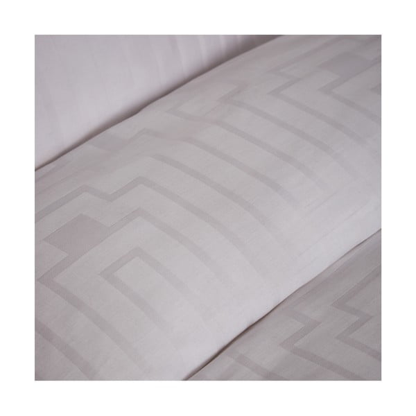 Fehér egyszemélyes pamut-szatén ágyneműhuzat 135x200 cm - Bianca-image-3