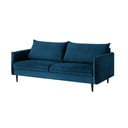 Sötétkék bársony kanapé 203 cm Juli – Ropez