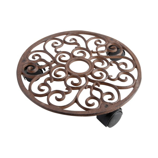 Fém gurulós virágállvány ø 29 cm – Esschert Design-image-3