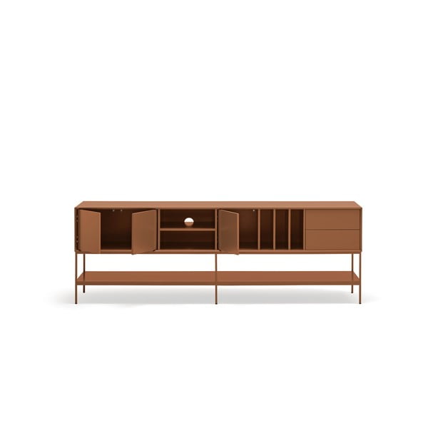 Téglavörös TV-állvány 220x74x45 cm Platt – Teulat-image-2