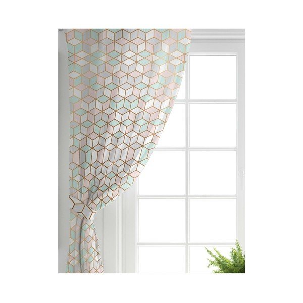 Pamutkeverék függöny, 140 x 260 cm - Minimalist Home World-image-1