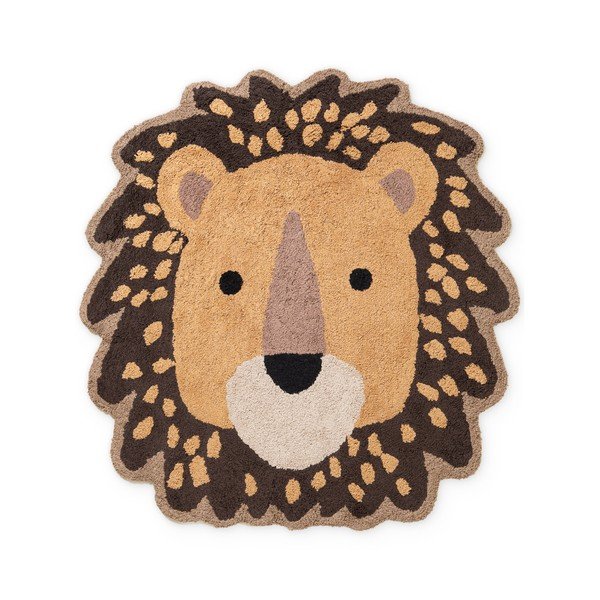 Narancssárga-barna mosható-kézi szövésű pamut gyerek szőnyeg 120x125 cm Snuggle Roary – Hanse Home