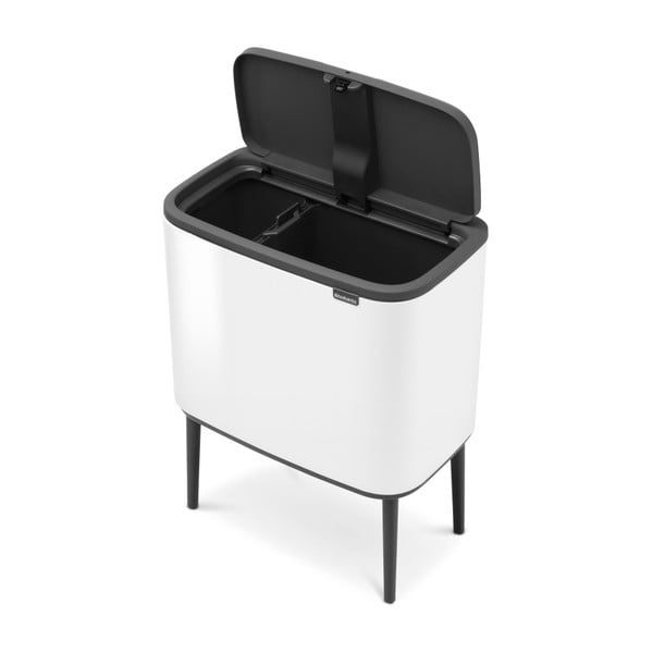 Fehér acél érintésre nyíló szelektív szemetes 34 l Bo Touch Bin – Brabantia