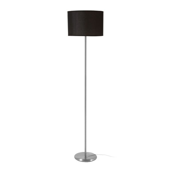 Forma állólámpa, fekete lámpaernyővel és króm alappal - Premier Housewares