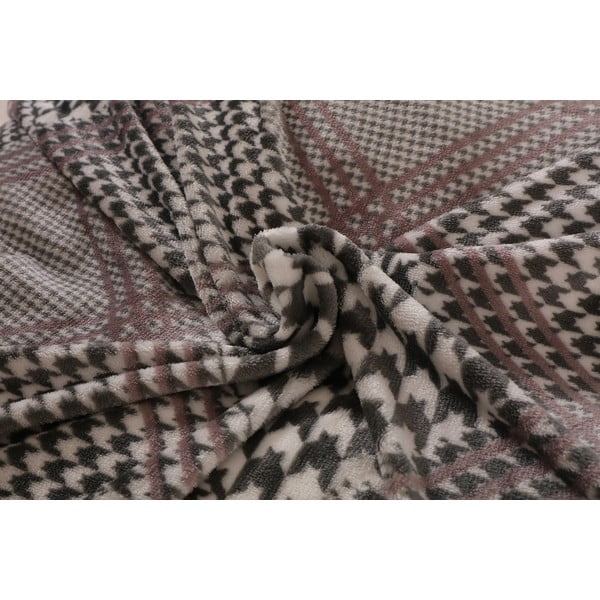 Szürke egyszemélyes mikroplüss ágyneműhuzat 140x200 cm – My House-image-3