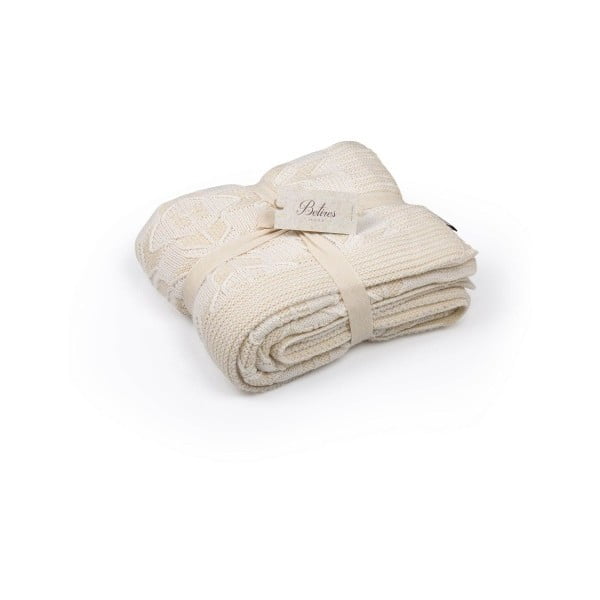 Világosbézs takaró, 130 x 170 cm