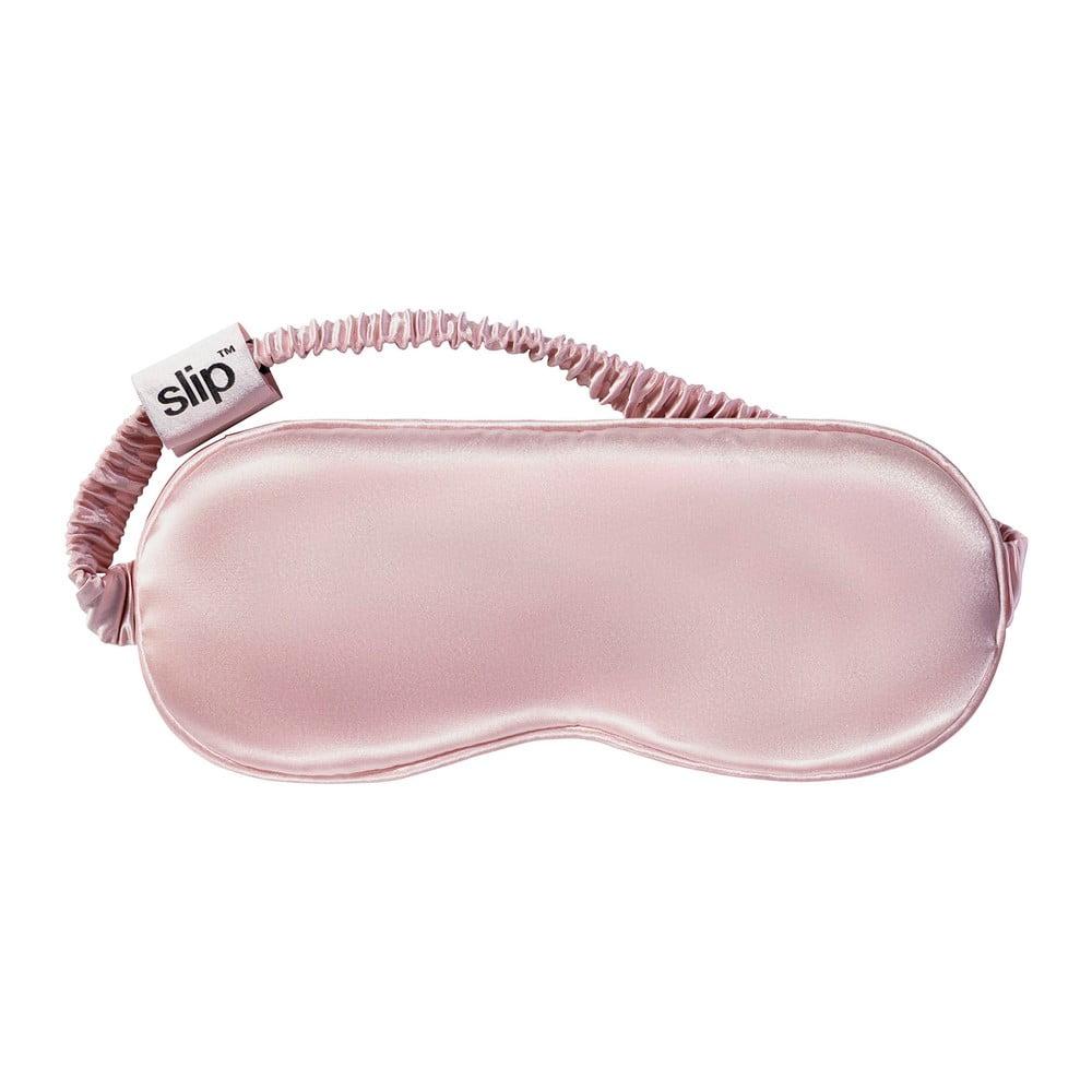 Rózsaszín selyem alvómaszk Pink slip