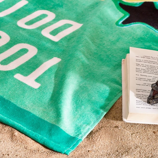 Zöld pamut strandtörölköző 76x160 cm Toucan Do It – Catherine Lansfield-image-2
