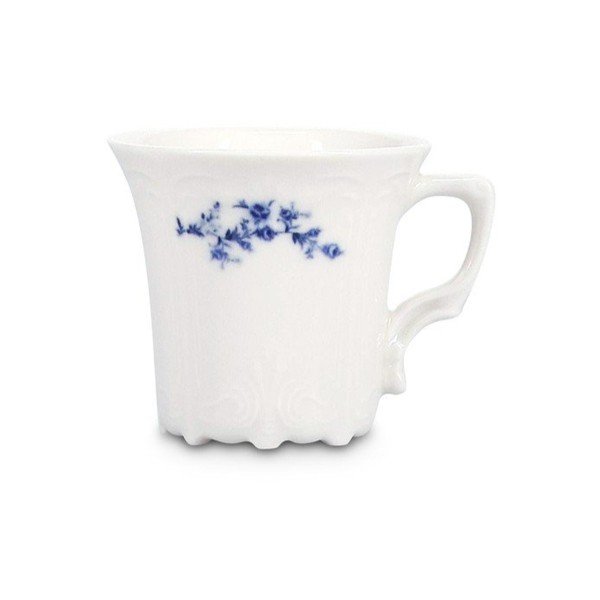 Fehér-kék porcelán eszpresszó csésze 110 ml Retro – BonBistro