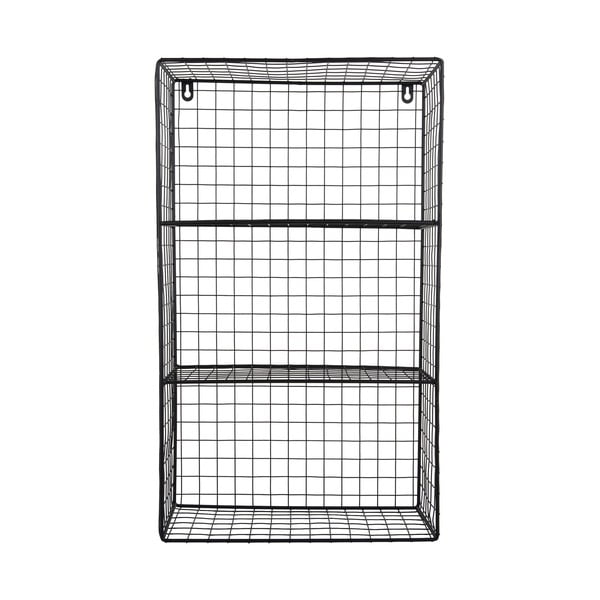 Fekete többszintes acél fali polc 60 cm Reja – PT LIVING