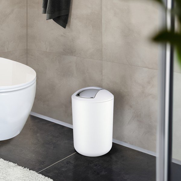 Fehér műanyag szemetes 6,5 l Brasil – Wenko-image-1