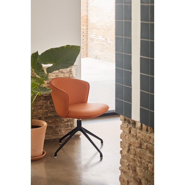 Narancssárga kárpitozott étkezőfotel szett 2 db-os Add – Teulat-image-3