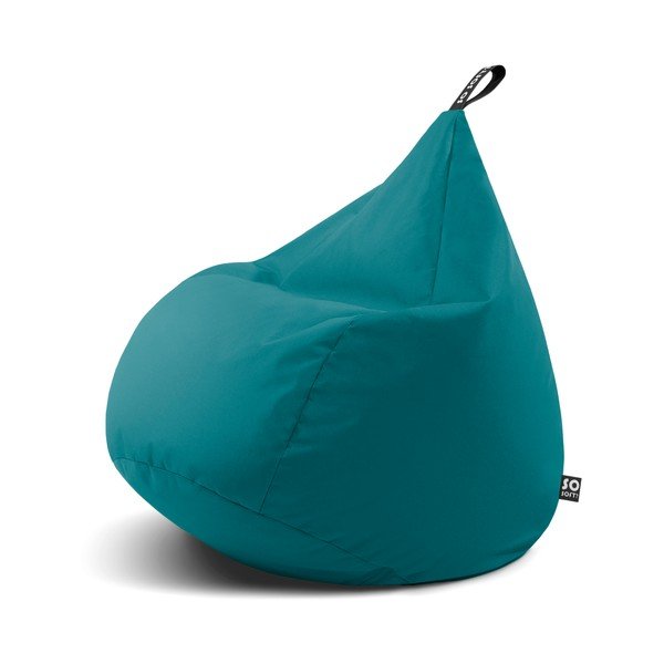 Türkiz gyerek babzsákfotel Drop M – So Soft?