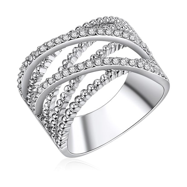Criss ezüstszínű női gyűrű, 54-es méret - Runway