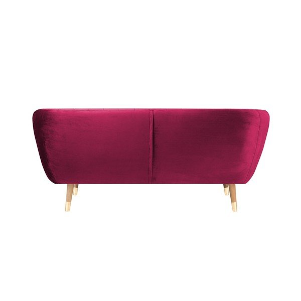 Benito rózsaszín bársony kanapé, 158 cm - Mazzini Sofas-image-4