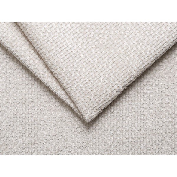 Krémszínű kárpitozott franciaágy ágytámla nélkül 140x200 cm Whale – Micadoni -image-3