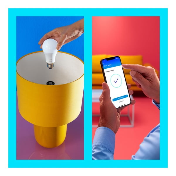 LED okos izzó szett 3 db-os E27, 9 W – WiZ-image-1