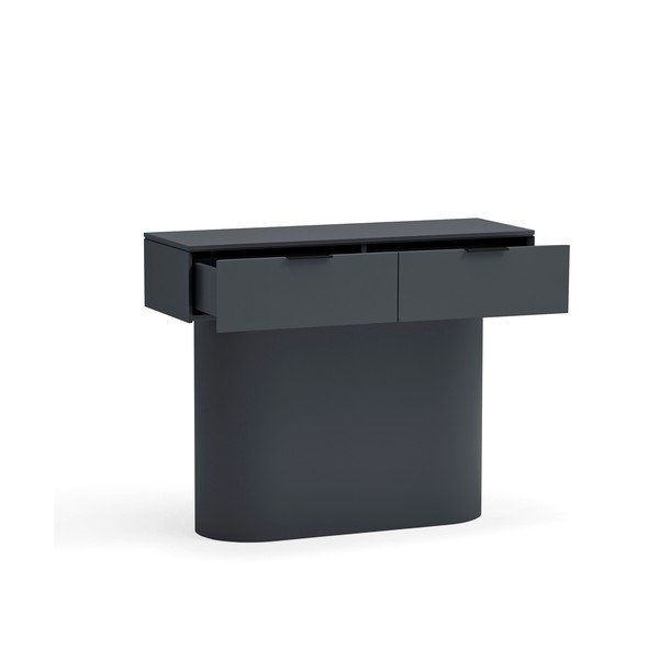 Antracitszürke konzolasztal 36x100 cm Totem – Teulat-image-3