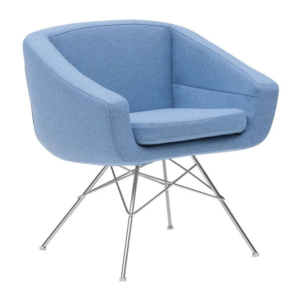 Aiko világoskék fotel - Softline-image-1