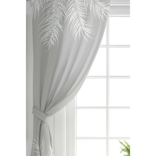 Szürke függöny készlet 2 db-os - Mila Home-image-1