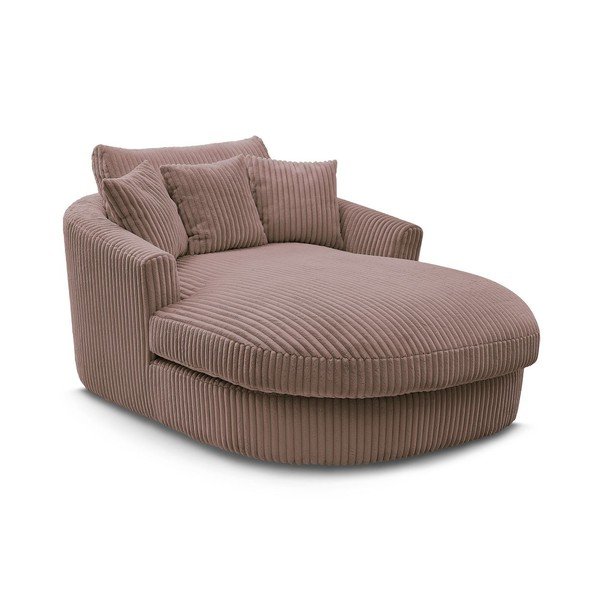 Rózsaszín kordbársony fotel Belem – Bobochic Paris