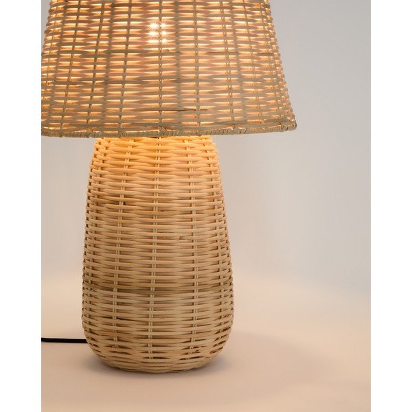 Natúr színű rattan asztali lámpa (magasság 65 cm) Neuda – Kave Home-image-4