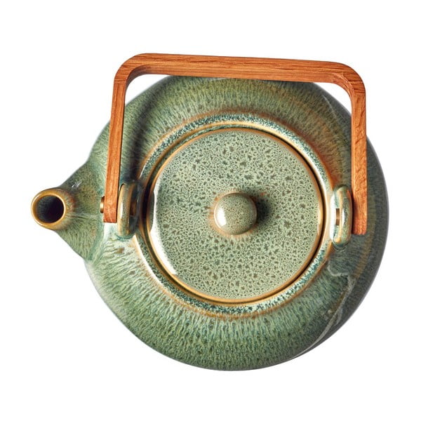 Zöld kerámia teáskanna szűrővel 1,2 l Gastro Green – Bitz-image-4