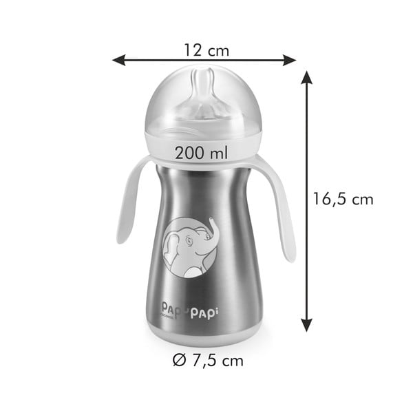 Kék rozsdamentes acél gyerek termosz 0,2 l Papu Papi - Tescoma-image-2