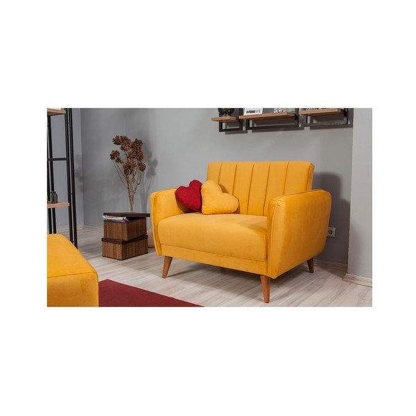 Sifi sárga kinyitható fotel-image-3