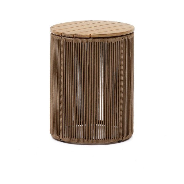 Kerek kerti tárolóasztal ø 40 cm Mesa – Kave Home