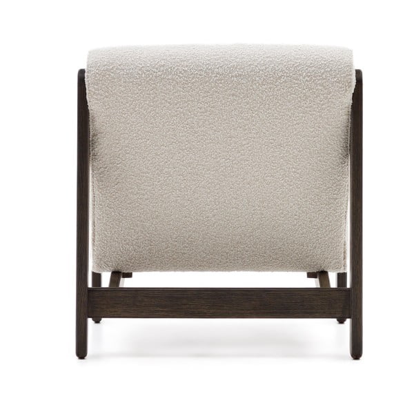 Fehér buklé fotel Magira – Kave Home-image-4