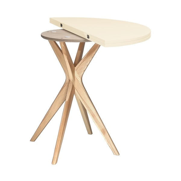 Kerek bővíthető étkezőasztal 45x90 cm Jubi – Ragaba-image-3