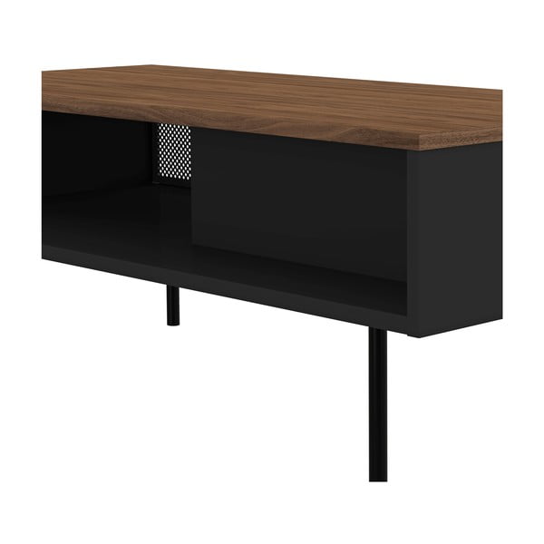 Dohányzóasztal tölgyfa dekoros asztallappal 100x50 cm Radio - TemaHome-image-4