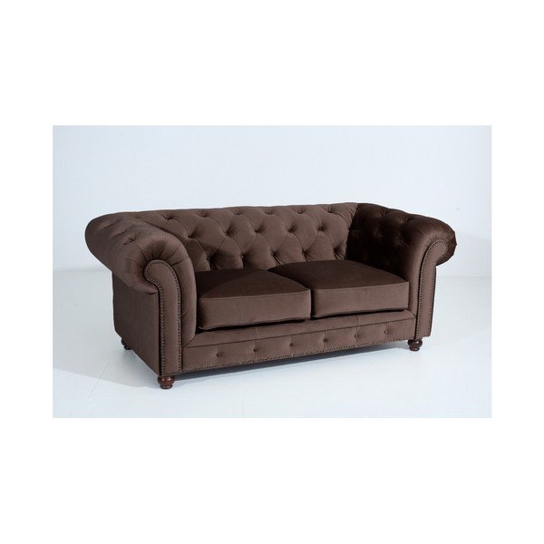 Orleans Velvet sötétbarna kanapé, 196 cm - Max Winzer-image-2