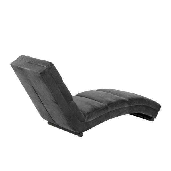 Slinky szürke bársony fekvőfotel - Actona-image-2