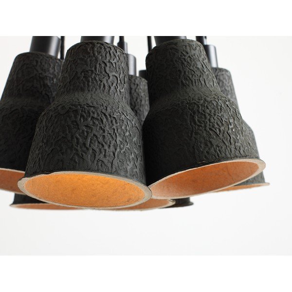 Fekete függőlámpa ø 32 cm Celulo – CustomForm-image-3