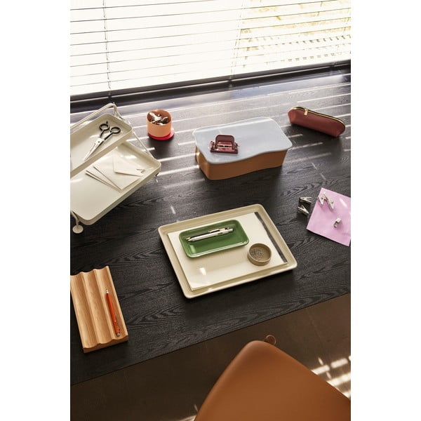 Kerámia dekoratív tálca szett 2 db-os 26x35 cm Amare – Hübsch-image-1