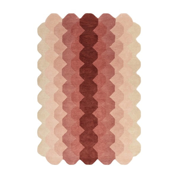 Rózsaszín gyapjú szőnyeg 160x230 cm Hive – Asiatic Carpets