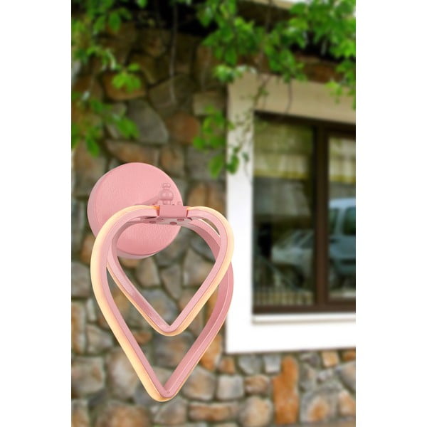 Rózsaszín fém LED fali lámpa Sevinc – Squid Lighting-image-1