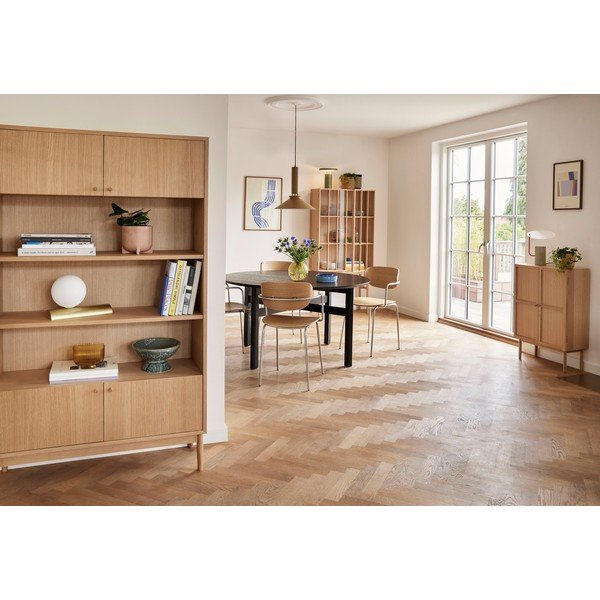 Natúr színű tölgyfa szekrény 60x90 cm Candour – Hübsch-image-3