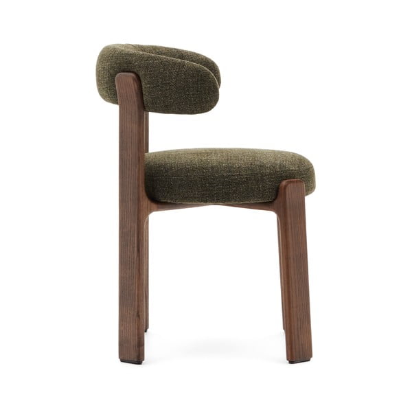 Khaki-barna kőrisfa étkezőszék Granite – Kave Home-image-4