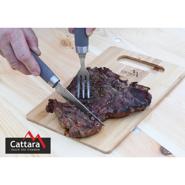 Shark acél evőeszközök steakhez - Cattara-image-1