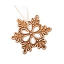 Kerámia karácsonyfadísz ø 6 cm Gingerbread Flake – Dakls