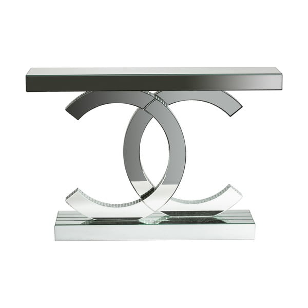 Ezüstszínű konzolasztal 35x120 cm Chanel – Burkina