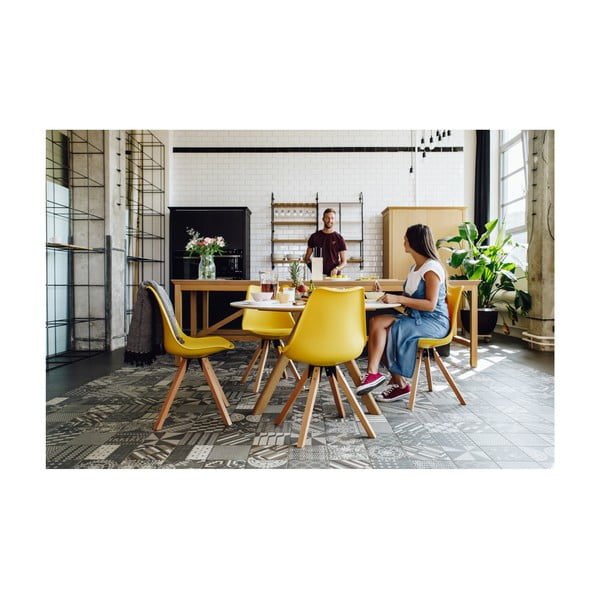 Gina 2 db szürke szék, bükkfa lábakkal - Bonami Essentials-image-1