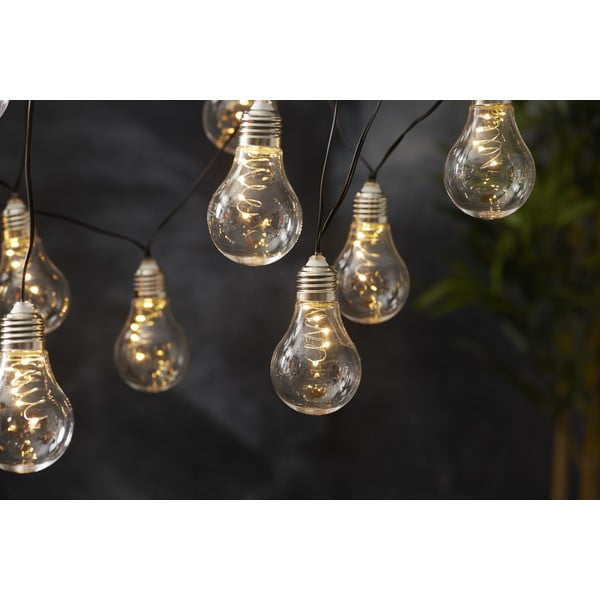 Glow fehér kültéri napelemes LED fényfüzér, hosszúság 1,9 m - Star Trading-image-3