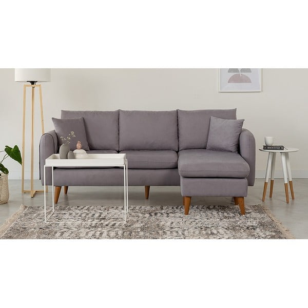 Világosszürke kanapé 215 cm Sofia – Balcab Home-image-4