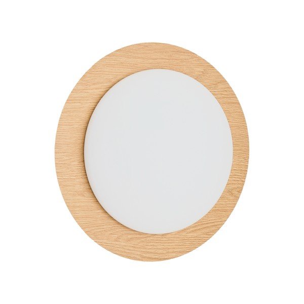 Natúr színű fém LED fali lámpa ø 40 cm Novae – Kave Home
