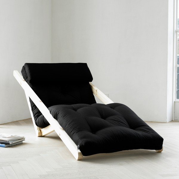 Figo Raw/Black fekvőfotel, 70 cm - Karup-image-1